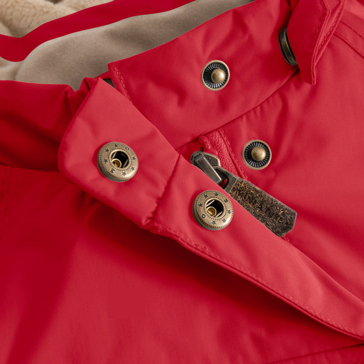 MATWANG Fleece Lined Winter Jacket. GRS | Chili Pepper