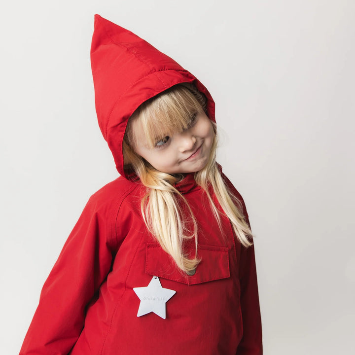 MATWANG Fleece Lined Winter Jacket. GRS | Chili Pepper