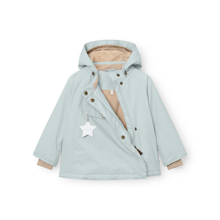 MATWANG Fleece Lined Winter Jacket. GRS | Baby Blue