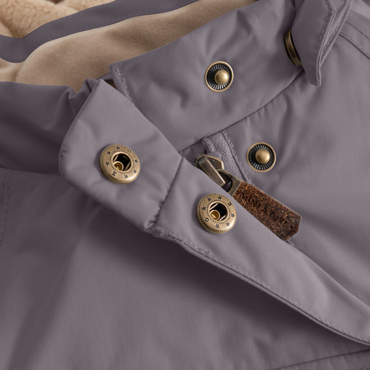 MATWANG Fleece Lined Winter Jacket. GRS | Plum Kitten