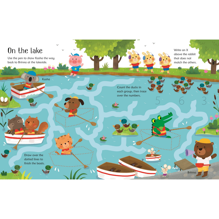 Wipe-Clean Summer Activities