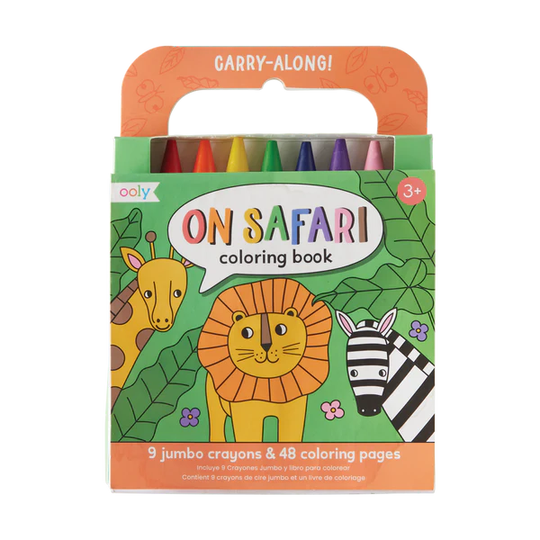 Carry-Along Coloring Book and Crayon Set