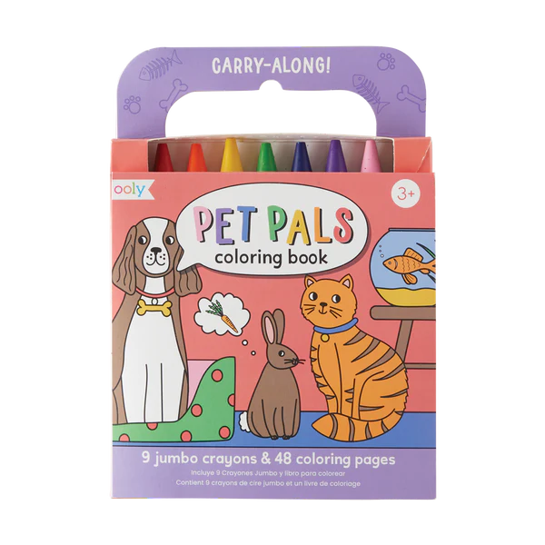 Carry-Along Coloring Book and Crayon Set
