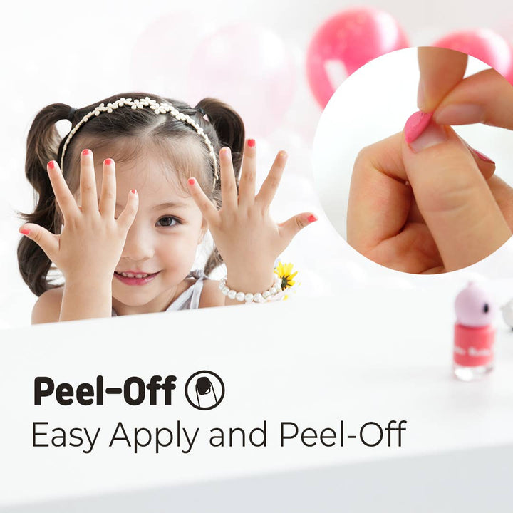 Safe Peel-Off Kids Nail Polish - Color