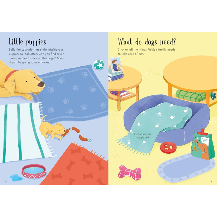 Little First Stickers Dogs and Puppies