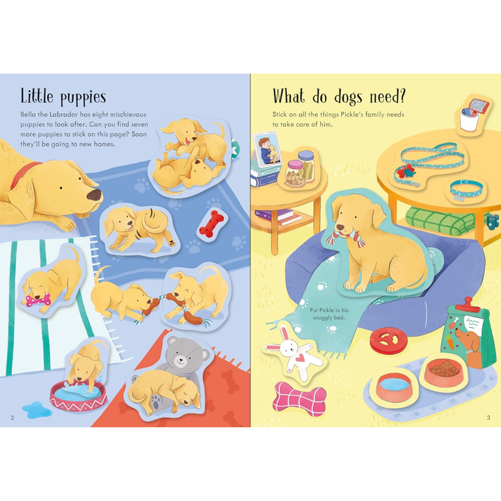 Little First Stickers Dogs and Puppies