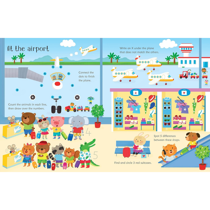 Wipe-Clean Travel Activities