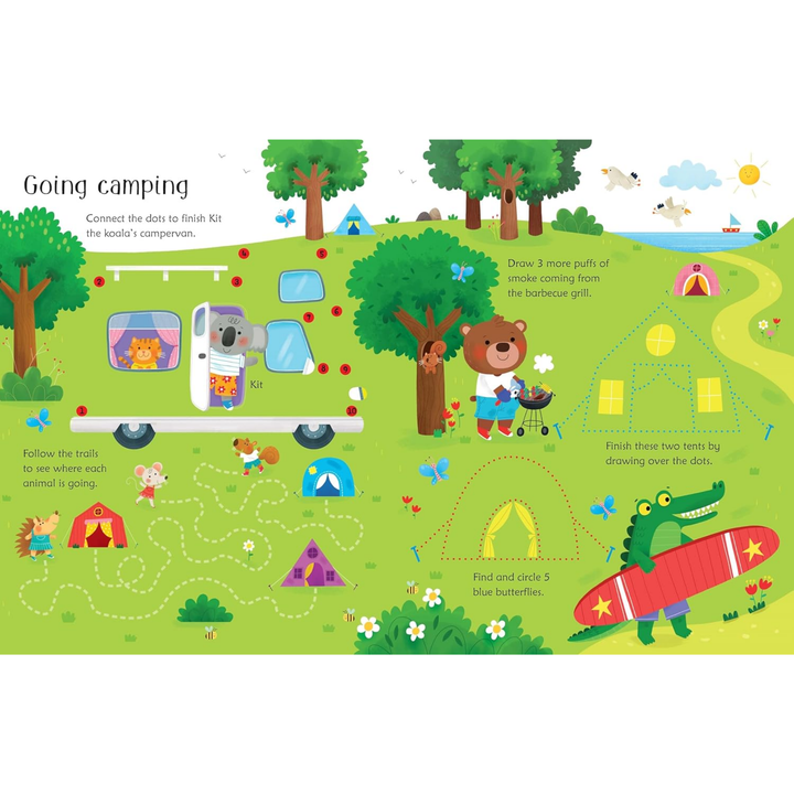 Wipe-Clean Travel Activities