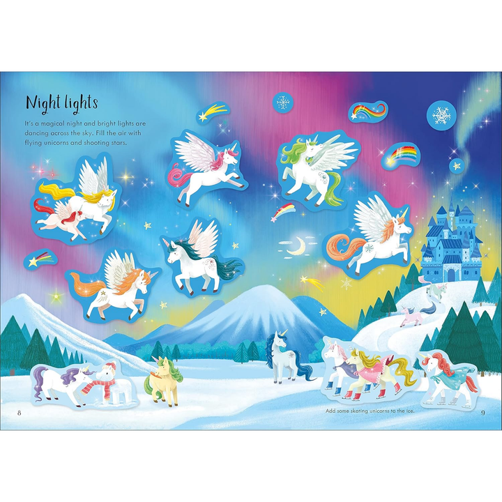 Sparkly Unicorns Sticker Book