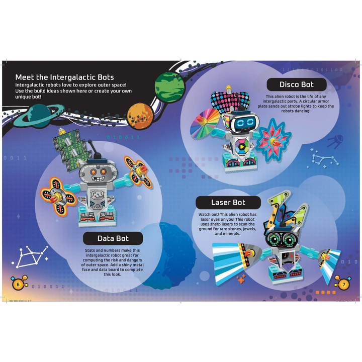 LEGO Books Build and Stick - Robots