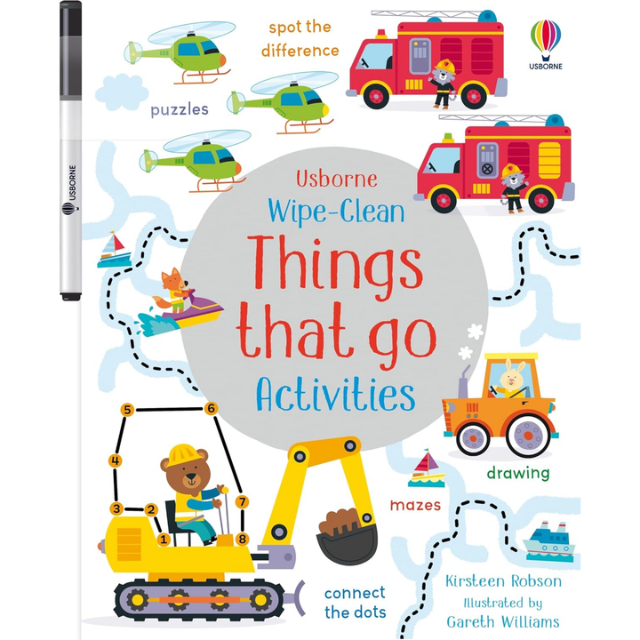 Wipe-Clean Things That Go Activities