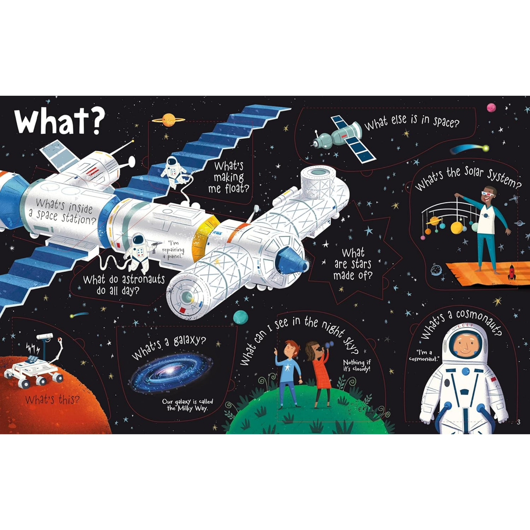 Lift-the-flap Questions and Answers about Space