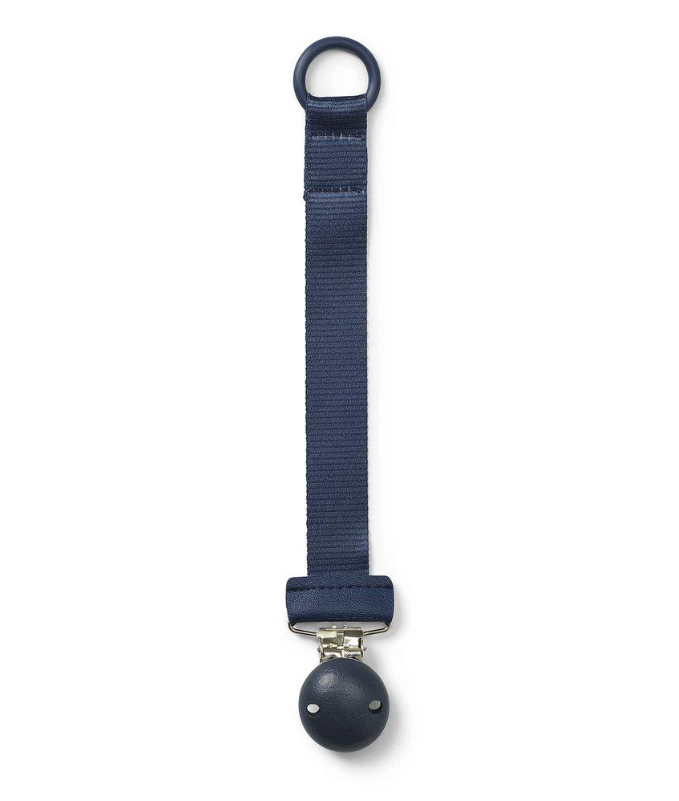 Pacifier Clip Wood - Juniper Blue