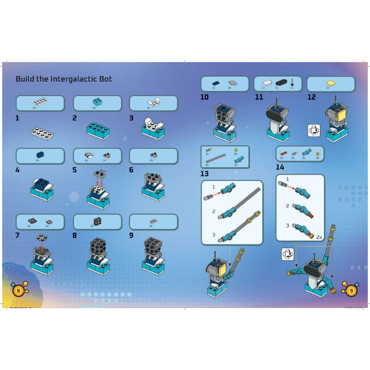 LEGO Books Build and Stick - Robots