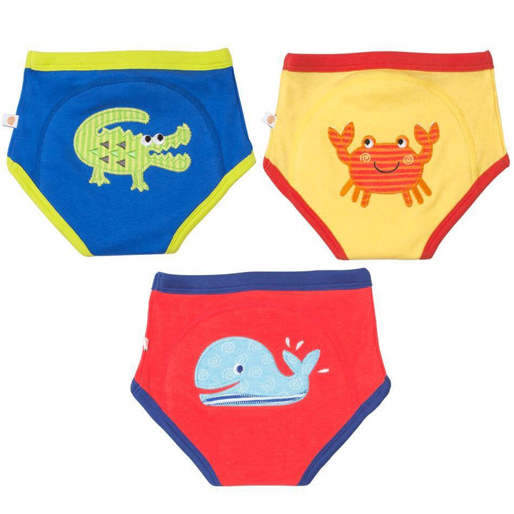 Organic Training Pants - Boys Ocean Friends