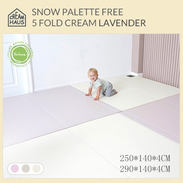 Snow Palette Free 5 Fold Cream Lavender