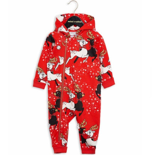 Reindeer Onesie Red Baby