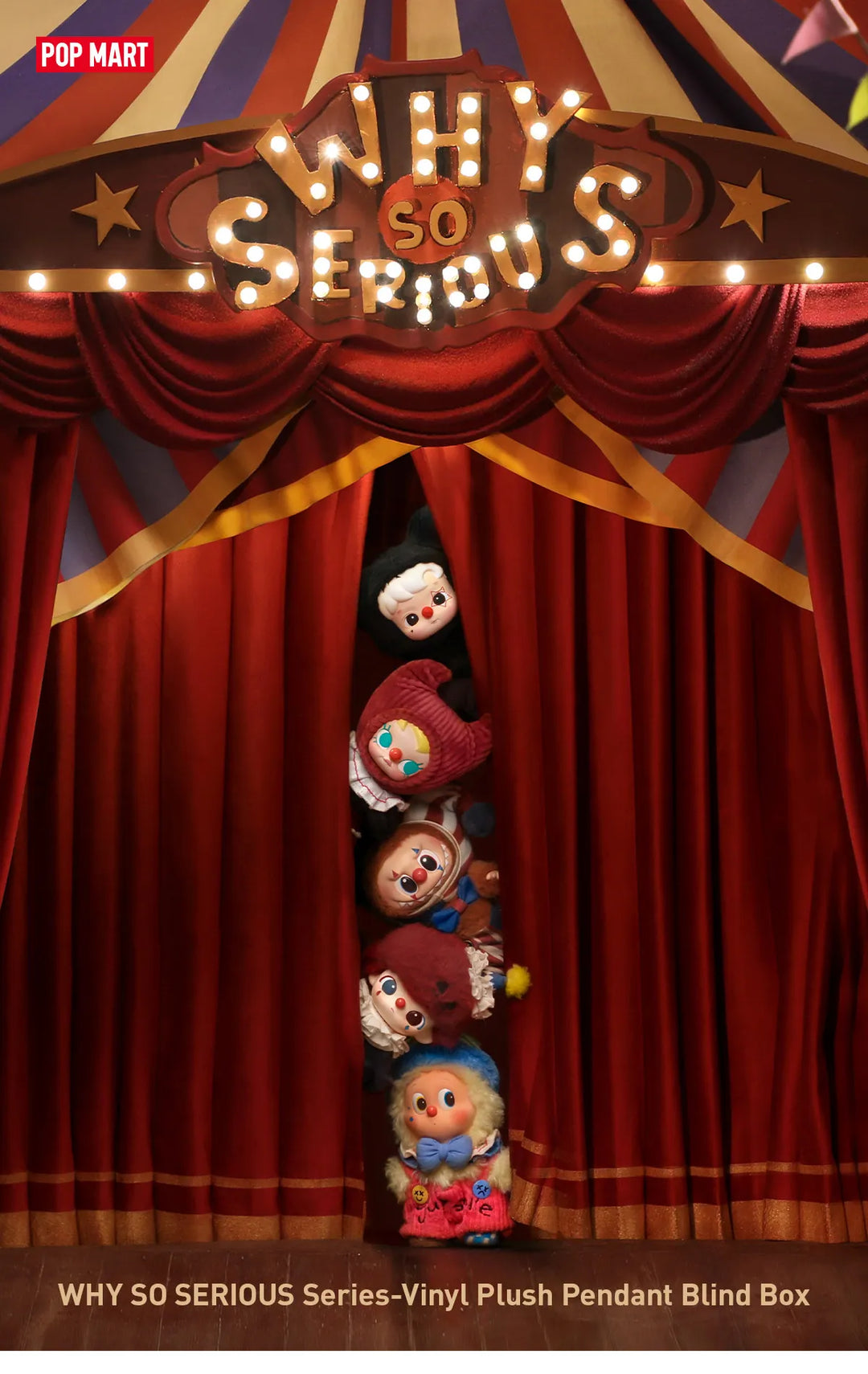 WHY SO SERIOUS Series - Vinyl Plush Pendant Blind Box