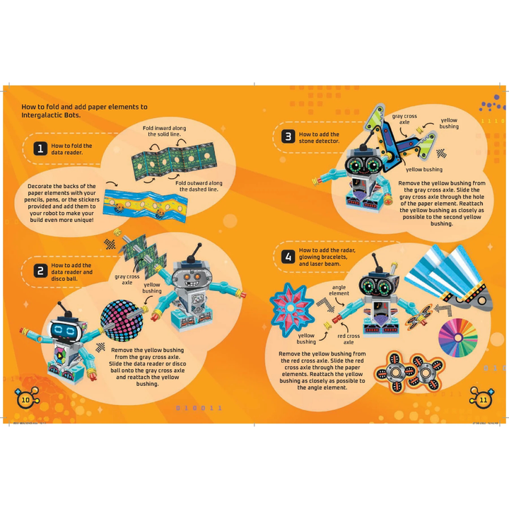 LEGO Books Build and Stick - Robots