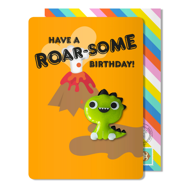 Dinosaur Magnet Birthday Card