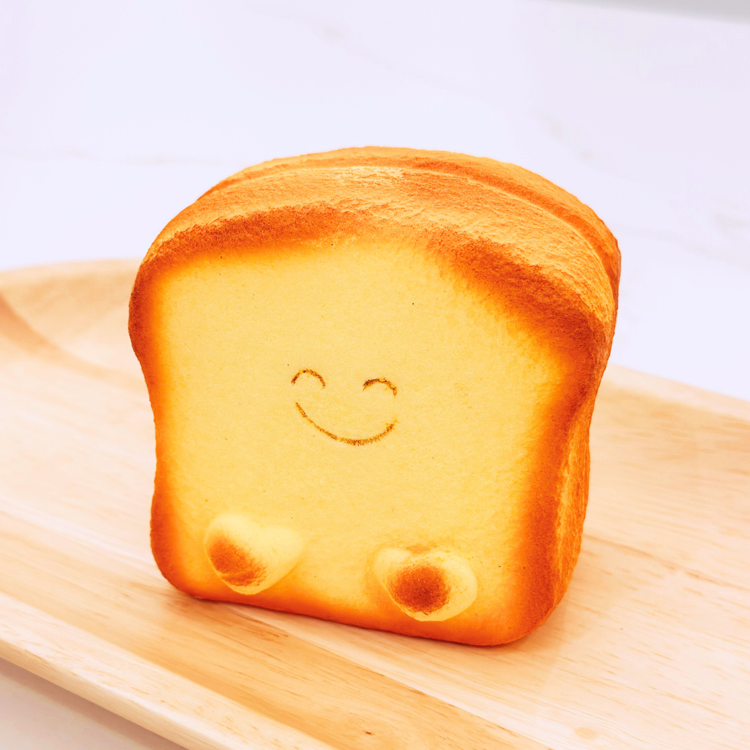 Happy Face Toast Squishy