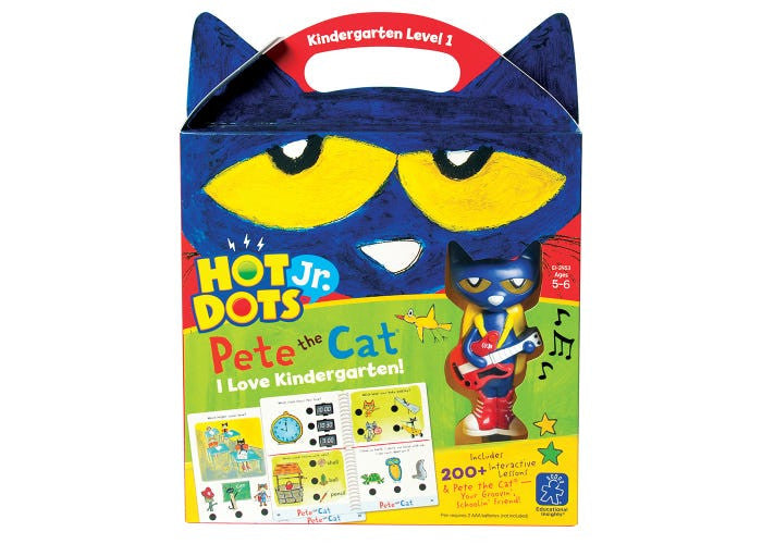 Hot Dots® Jr. Pete the Cat® I Love Kindergarten! (Level 1)