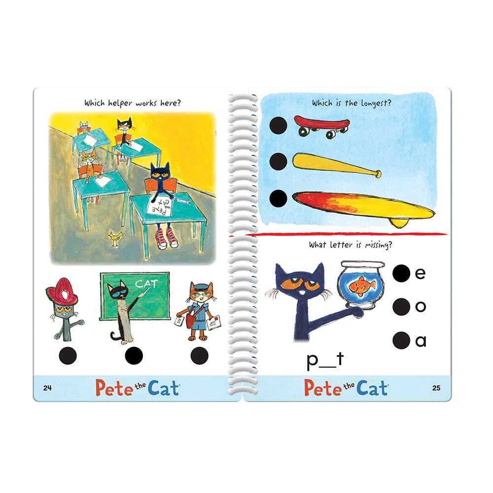 Hot Dots® Jr. Pete the Cat® I Love Kindergarten! (Level 1)