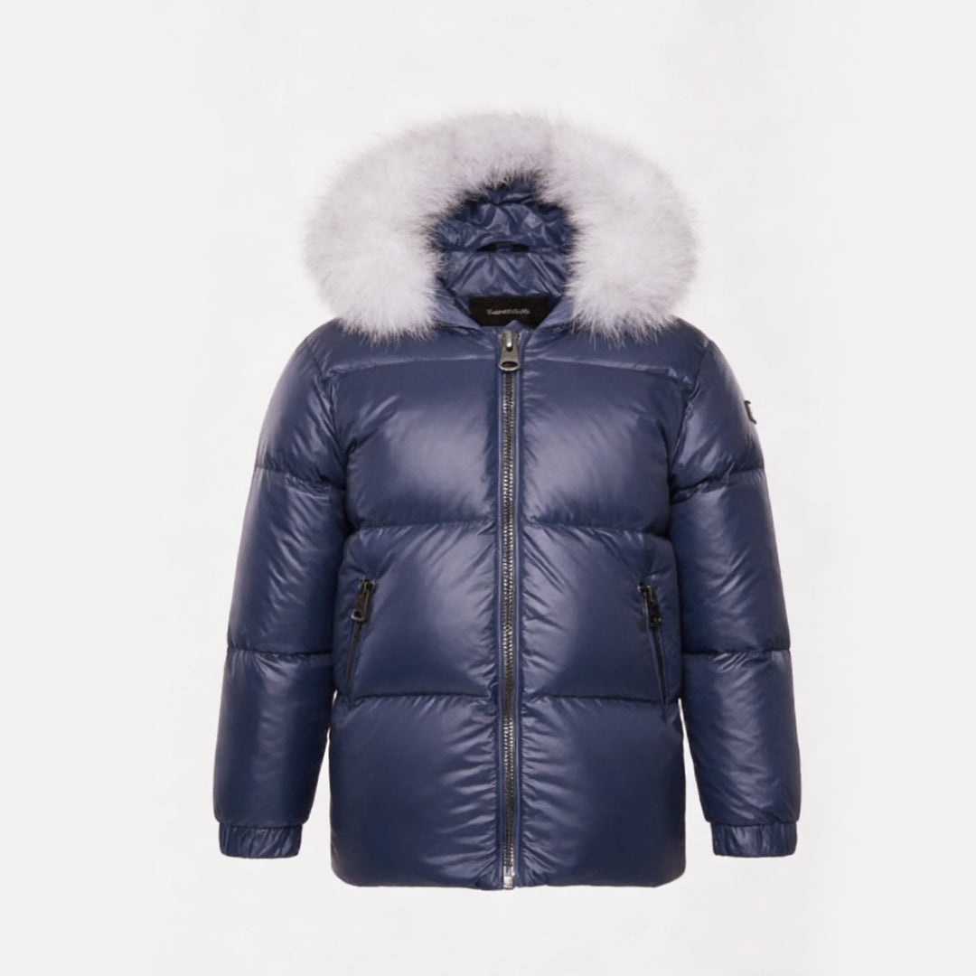 Morgan/ Unisex Baby Jack with Fur - Navy