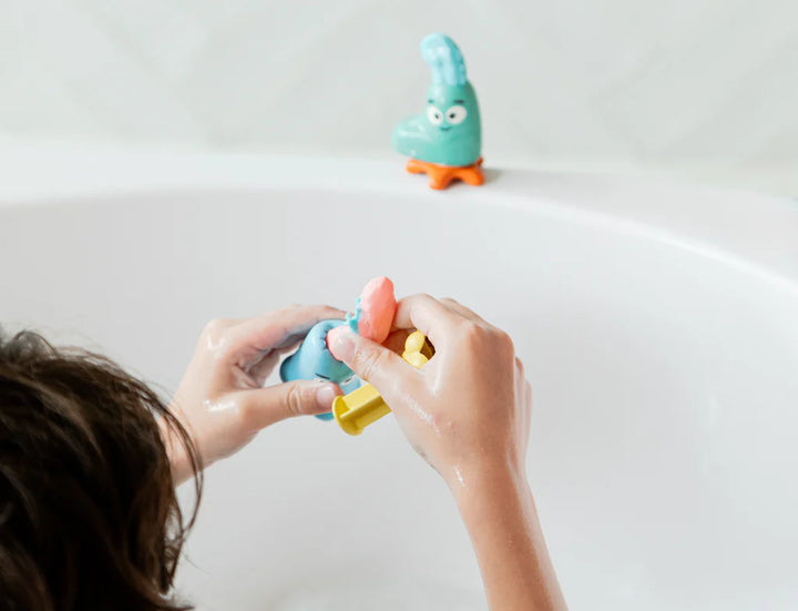Pataploof - Pink and Blue Bath & Shower dough set with Bloop and Ploofy