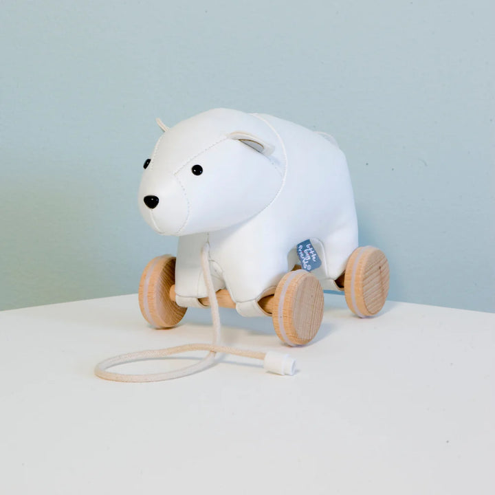 Pull Along Friends - Polar Bear