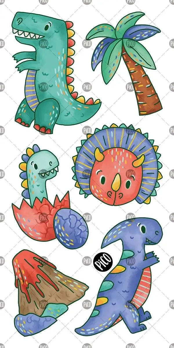 Pico Tattoos - Tyrannosaurus and Friends