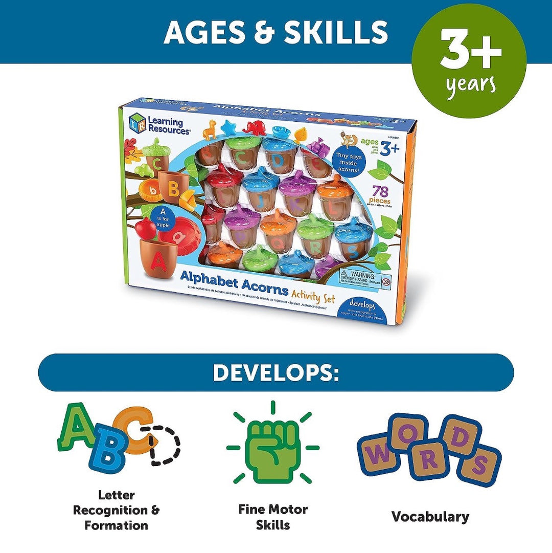 Alphabet Acorns Activity Set