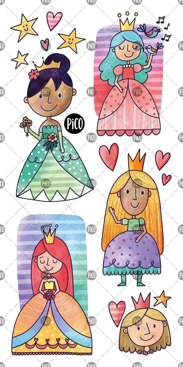 Pico Tattoos - Princess and Her Friends