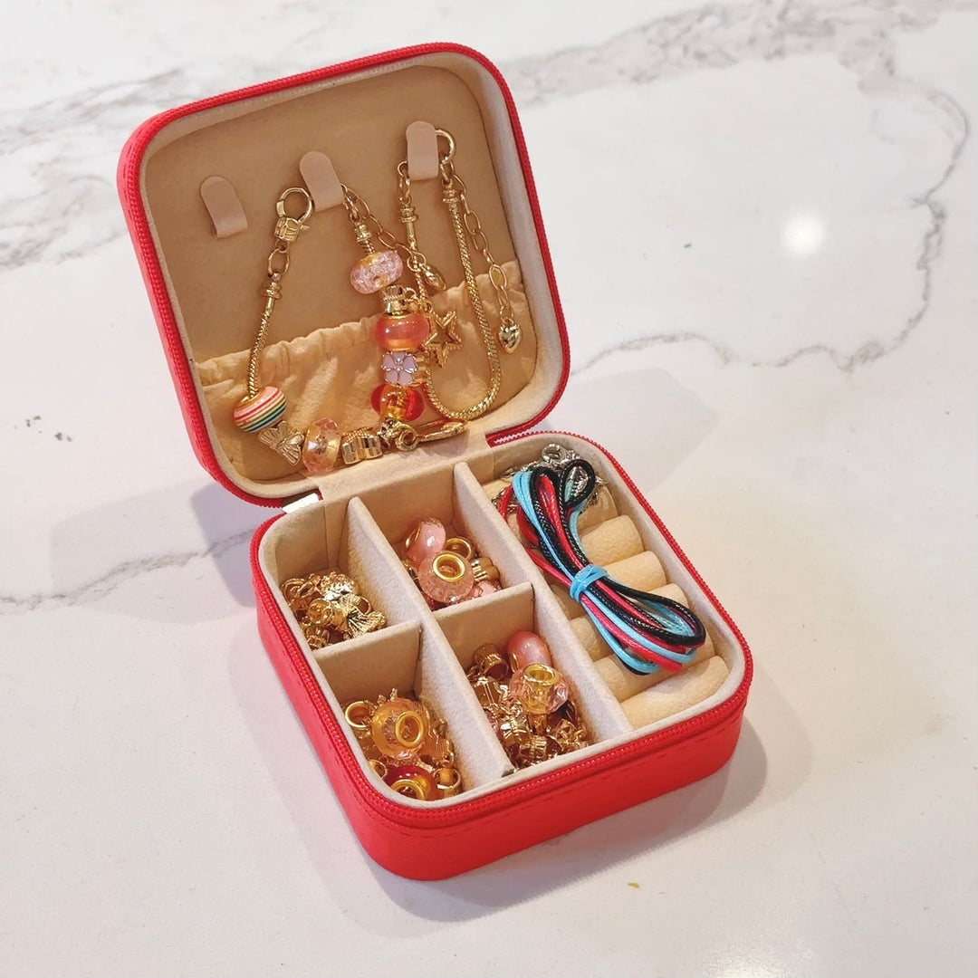 Charm Bracelet DIY Set With Jewelry Box