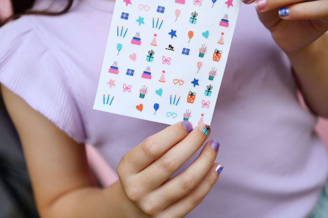 Happy Birthday Kids Nail Stickers