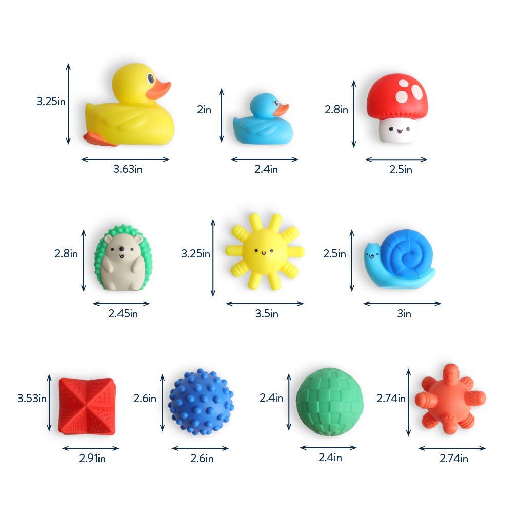 Itzy Splash Gift Set Soft Bath + Water Toys