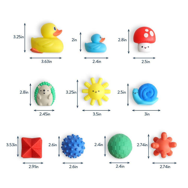 Itzy Splash Gift Set Soft Bath + Water Toys