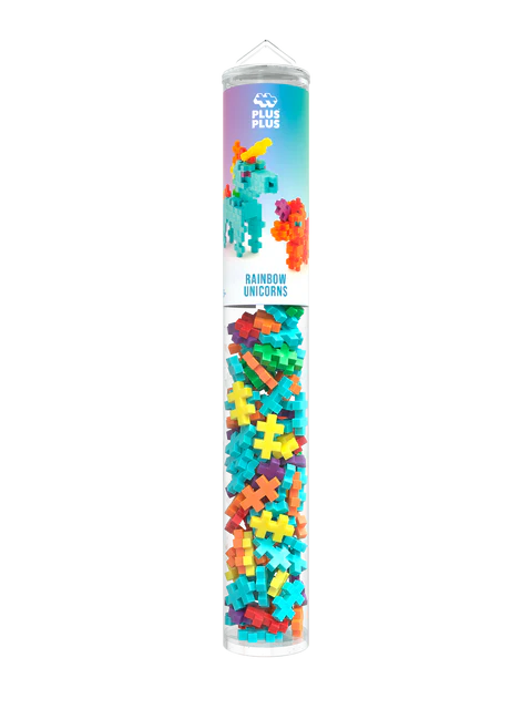 Tube - Rainbow Unicorns - 100pcs