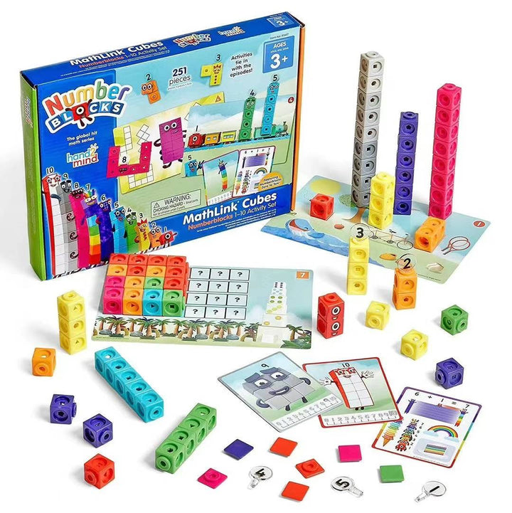 Numberblocks Mathlink Cubes 1-10 Math Activity Set