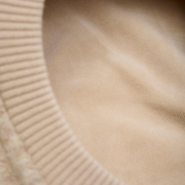Bunny Balaclava Ears Wool | Sand Melange AW2025
