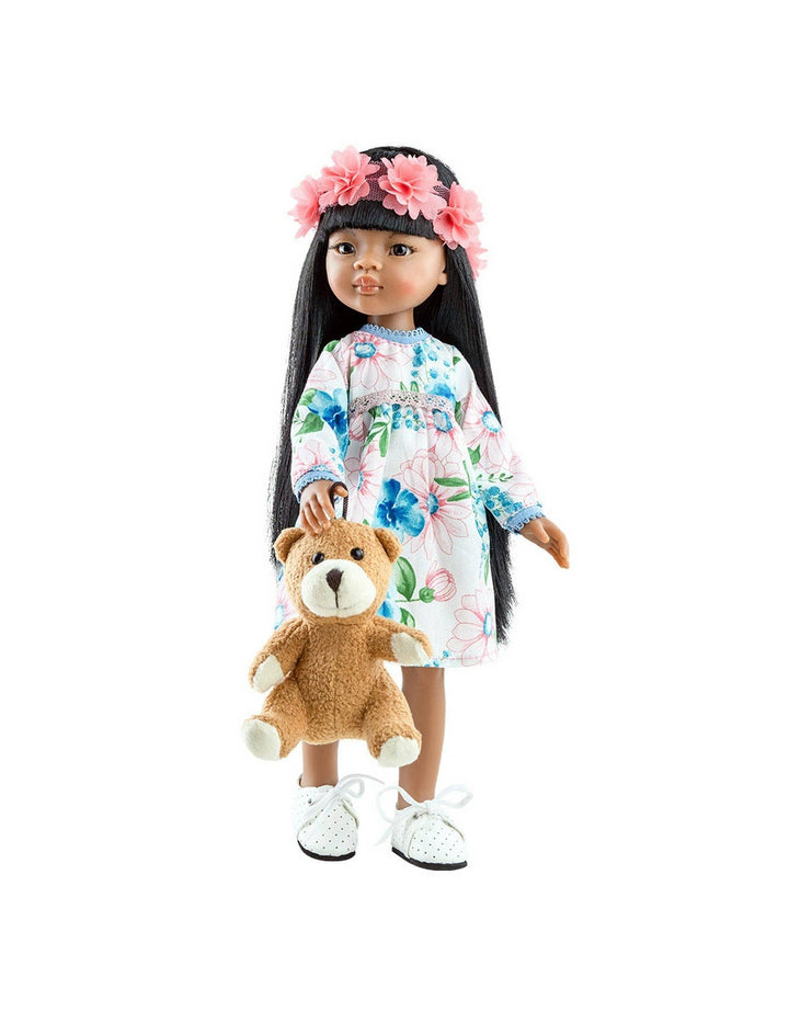 Las Amigas doll - Meily and her teddy - Paola Reina