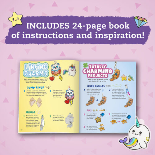 Color & Shrink Charms: Kawaii Style