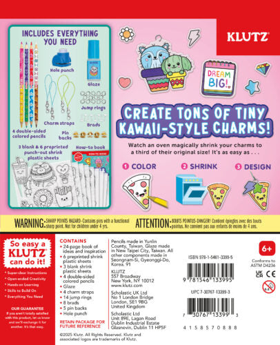 Color & Shrink Charms: Kawaii Style