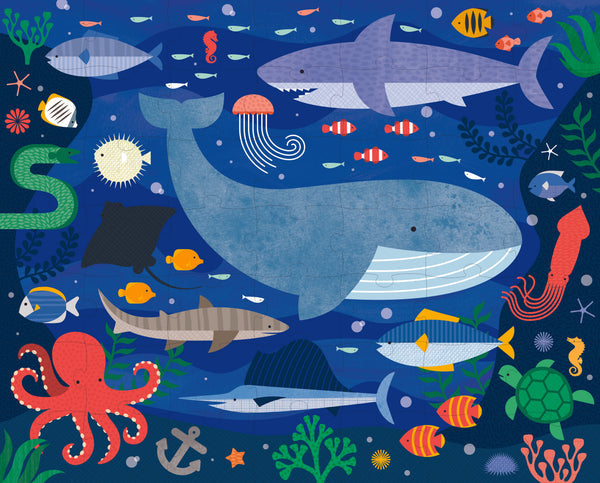 Under the Sea Two-sided On-the-Go Puzzle