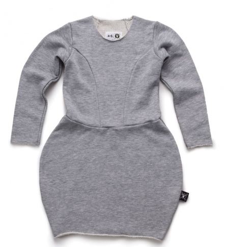 Balloon Dress-Grey