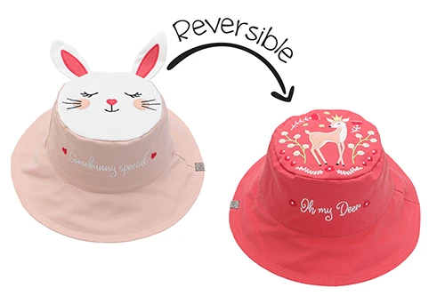 Kid's Reversible Sun Hat | Bunny & Dear