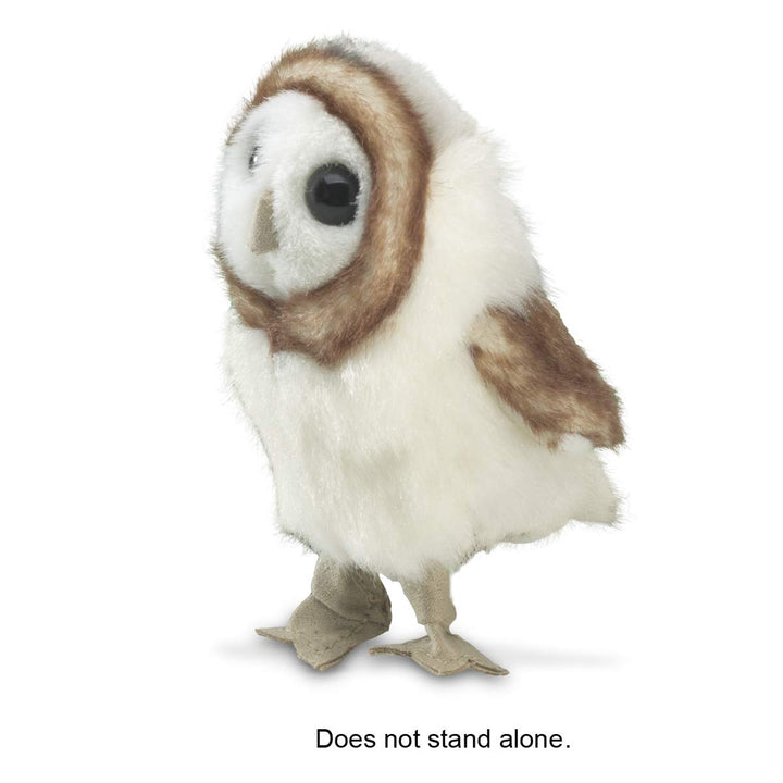 Mini Barn Owl Finger Puppet - Chouette Effraie