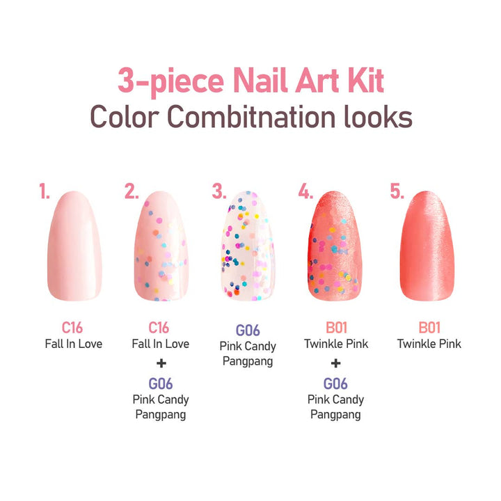 3-color Nail Art Gift Set