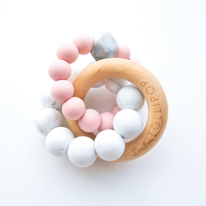Trinity silicone and wood teether