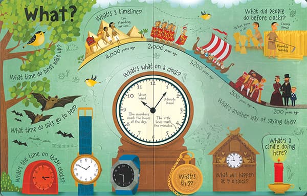 Lift-the-flap Questions and Answers about Time